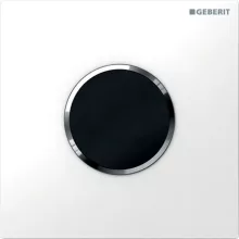   Geberit vizeldevezérlés elektronikus működtetéssel, elemes működtetés, 10 típusú takarólap, fehér/fényes króm 116.035.KJ.1