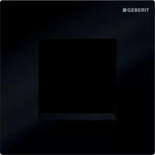   Geberit vizeldevezérlés elektronikus működtetéssel, elemes működtetés, 30 típusú takarólap, fekete RAL 9005 116.037.KM.1