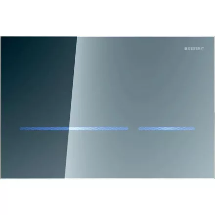 Geberit Sigma80 érintésmentes WC működtetőlap tükröződő üveg felülettel