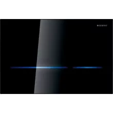 Geberit Sigma80 érintésmentes WC működtetőlap fekete üveg felülettel