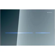 Geberit Sigma80 érintésmentes WC működtetőlap tükröződő üveg felülettel