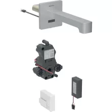   Geberit Brenta fali mosdócsaptelep vezérlődobozhoz 17 cm, keverővel, rozsdamentes acél 116.274.SN.1
