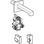 Geberit Brenta fali csaptelep falsík alatti vezérlőhöz 17 cm, termosztatikus keverővel, króm 116.277.21.1