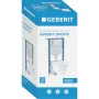 Geberit Duofix szerelőelem öblítőtartállyal és Sigma20 nyomólappal, iCon fali WC ülőkével 118.404.11.3