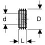 Geberit harmónikatömítés öblítőcsőhöz 119668001 119.668.00.1 (119.668.00.1)