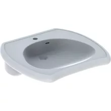   Geberit Vitalis akadálymentes mosdó 65x60 cm, csaplyukkal és túlfolyóval 121766000