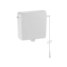   Geberit AP123 magasra szerelhető WC öblítőtartály lánccal, fehér 123700111 (123.700.11.1)