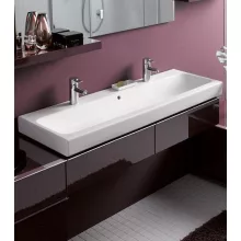   Geberit iCon 120cm kerámia mosdó, 2 nyitott csaplyukkal 124020000