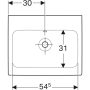 Geberit iCon mosdó, 60x48.5 cm 124063000