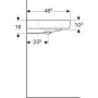 Geberit iCon mosdó, 90x48.5 cm 124093000