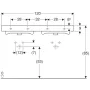 Geberit iCon 120cm dupla mosdó 124120000