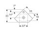 Geberit iCon xs sarok kézmosó 124729000
