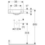 Geberit iCon xs 40-es balos kézmosó 124836000