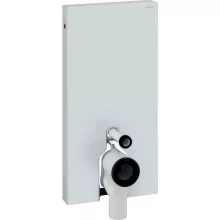   Geberit Monolith fehér üveg szanitermodul talpon álló WC-hez, 101 cm 131.002.SI.5
