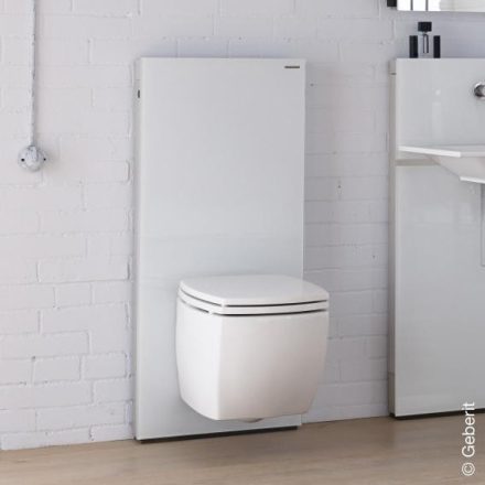 Geberit Monolith modul fali WC-hez, 114 cm fehér üveg 131.031.SI.5 (131.031.SI.5)