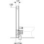 Geberit Monolith homokszürke szanitermodul talpon álló WC-hez, 114 cm 131.033.JL.5