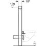 Geberit Monolith Plus láva szanitermodul fali WC-hez, 114 cm 131.231.JK.7