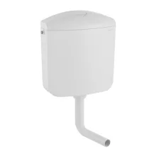   Geberit AP117 WC tartály, vízcsatlakozás oldalról vagy hátulról középen, fehér 136530111 (136.530.11.1)