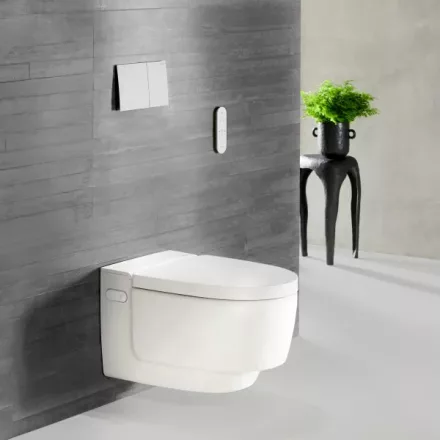 Geberit AquaClean Mera Classic kerámia fali WC TurboFlash technológiával és KeraTect bevonattal, fehér 146.200.11.1
