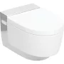 Geberit AquaClean Mera Classic kerámia fali WC TurboFlash technológiával és KeraTect bevonattal, króm/fehér 146.200.21.1