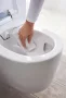 Geberit AquaClean Sela Square komplett higiéniai berendezés, fali kerámia WC, fényes króm takarólap 146.250.21.1