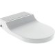 Geberit AquaClean Tuma Comfort WC kerámiára szerelhető berendezés, takarólap szálcsiszolt rozsdamentes acél 146.270.FW.1