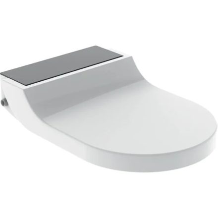 Geberit AquaClean Tuma Comfort WC kerámiára szerelhető berendezés, takarólap fekete üveg 146.270.SJ.1