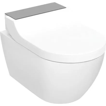 Geberit AquaClean Tuma Comfort komplett higiéniai fali WC, fekete üveg takarólap 146.290.SJ.1