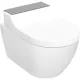 Geberit AquaClean Tuma Comfort komplett higiéniai fali WC, fekete üveg takarólap 146.290.SJ.1