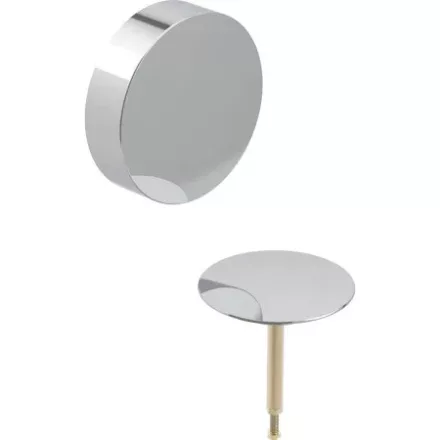 Geberit beépítő készlet d52, excenteres kádlefolyó készlethez, fényes króm 150.281.21.1