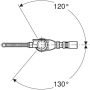 Geberit PushControl nyomó működtetésű kádlefolyó készlet, d52, beépítő készlettel, fényes króm 150.750.21.6