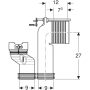 Geberit csatlakozó készlet iCon TurboFlush álló WC-hez, alsó kifolyású 152.063.00.1