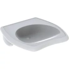   Geberit Vitalis akadálymentes mosdó 55x55 cm, csaplyuk és túlfolyó nélkül 221555000