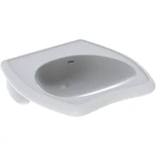   Geberit Vitalis akadálymentes mosdó 55x55 cm, csaplyuk nélkül, túlfolyóval 221556000