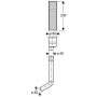 Geberit ventilátor bekötő készlet, Geberit Sigma falsík alatti öblítőtartályhoz 349352001 (349.352.00.1)