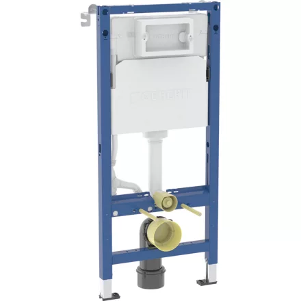 Geberit DuofixBasic fali WC-szerelőelem 112 cm, Delta 12 cm-es falsík alatti öblítőtartállyal 458.103.00.2 