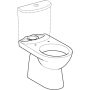 Geberit Selnova álló monoblokk WC csésze, mélyöblítésű, alsó kifolyású 500.151.01.7