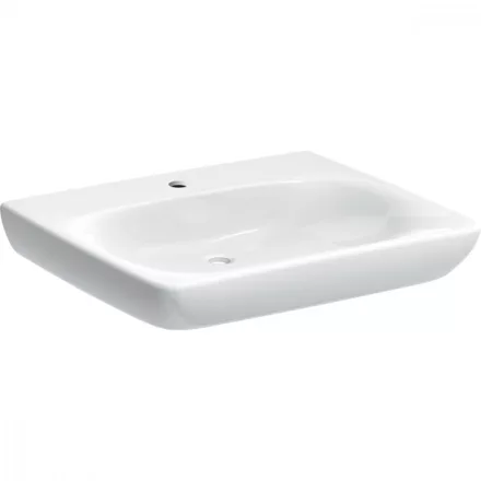 Geberit Selnova Comfort akadálymentes kerámia mosdó 65x55 túlfolyó nélkül, fehér 500.188.01.7