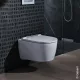 Geberit ONE TurboFlush fali WC 37x54 cm, ülőkével KeraTect, króm design takarólappal