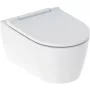 Geberit ONE mélyöblítésű fali WC 37x54 cm, TurboFlush öblítéssel és WC-ülőkével, matt fehér 500.202.JT.1