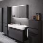 Geberit Option 75cm tükrös szekrény világítással, két ajtóval 500205001 (500.205.00.1)