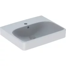   Geberit Smyle Square kézmosó 50x41 cm, csaplyukkal és túlfolyóval 500.256.01.1