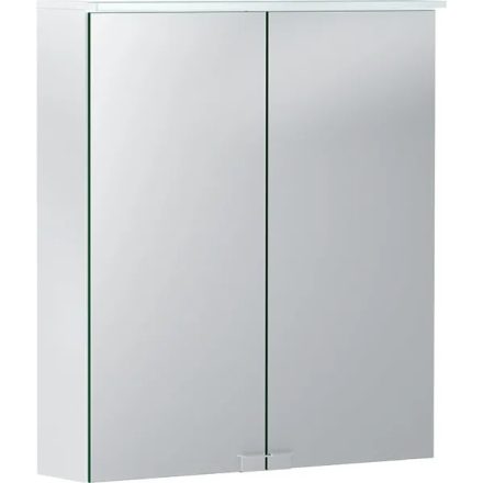 Geberit Option Basic tükrös szekrény 60x67 cm, LED világítással, két ajtóval 500.273.00.1