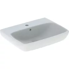   Geberit Selnova Square mosdó csaplyukkal és túlfolyóval 60 cm, fehér 500.300.01.7