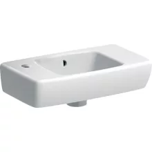   Geberit Selnova Compact balos kézmosó 45x25 cm, rövidített kivitel, túlfolyóval 500.319.01.5