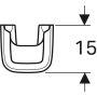 Geberit Selnova Square mosdóláb, fehér 500.342.01.7