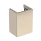 Geberit Smyle Square alsó szekrény kézmosóhoz ajtóval 44,2x35,6 cm, magasfényű homokszürke 500.351.JL.1