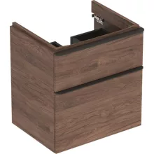   Geberit Smyle Square alsó szekrény mosdóhoz fiókkal 58,4x47 cm, hikoridió 500.352.JR.1