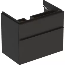   Geberit Smyle Square alsó szekrény mosdóhoz fiókkal 73,4x47 cm, matt lakkozott láva 500.353.JK.1