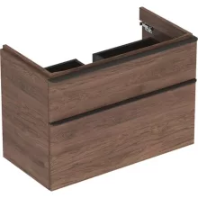   Geberit Smyle Square alsó szekrény mosdóhoz fiókkal 88,4x47 cm, hikoridió 500.354.JR.1
